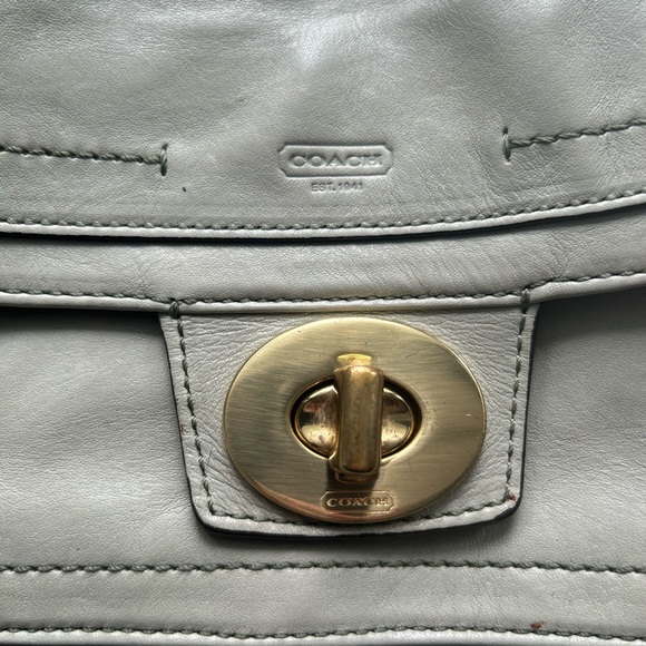 Coach Sage Calfskin Wristlet Purse - Picture 3 of 8